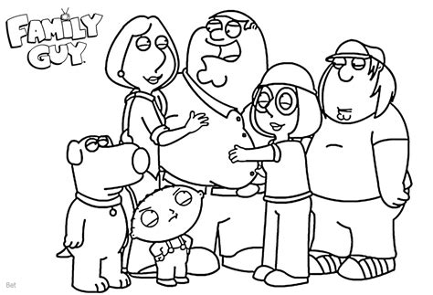 family guy coloring pages|30 Family Guy Coloring Pages